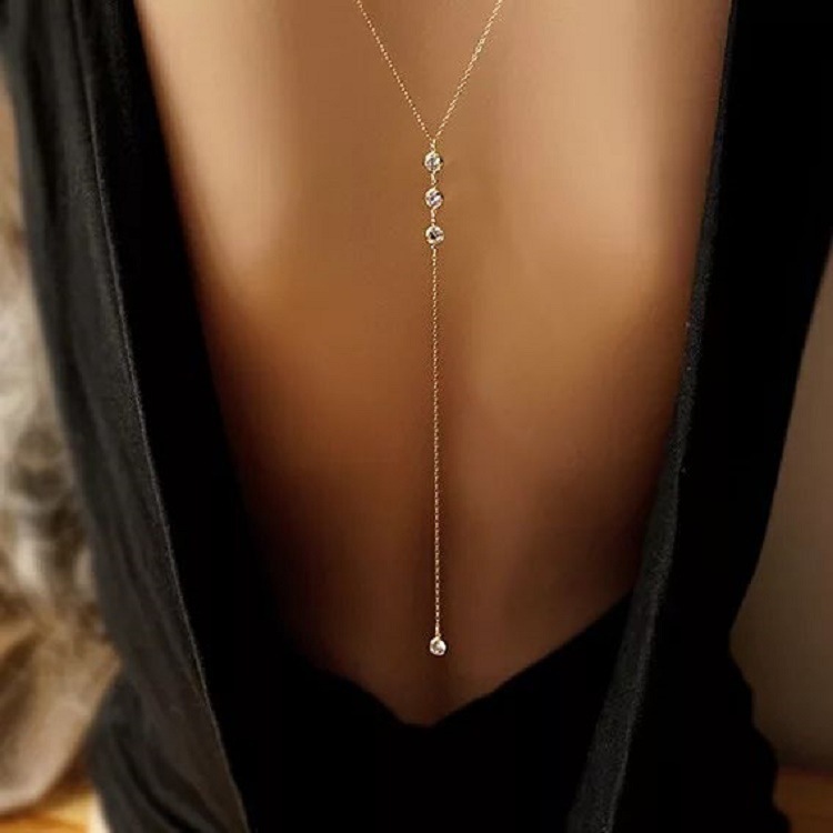 Body Jewelry Necklace - Новое сексуальное женское ожерелье со стразами