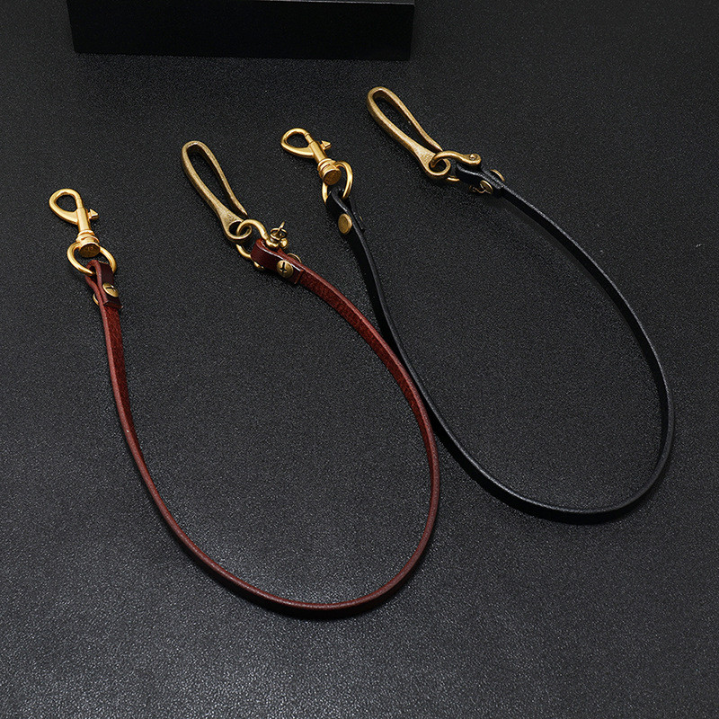 Body Jewelry Retainers - Длинный байкерский мотоцикл-дальнобойщик ручной работы, коричневый,