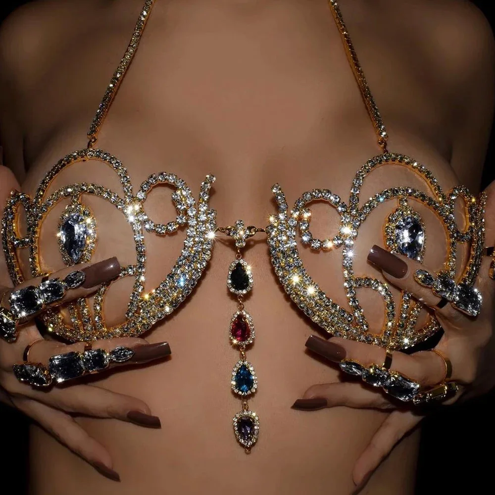 Роскошный женский бюстгальтер- – обзор и цена Body Jewelry Retainers