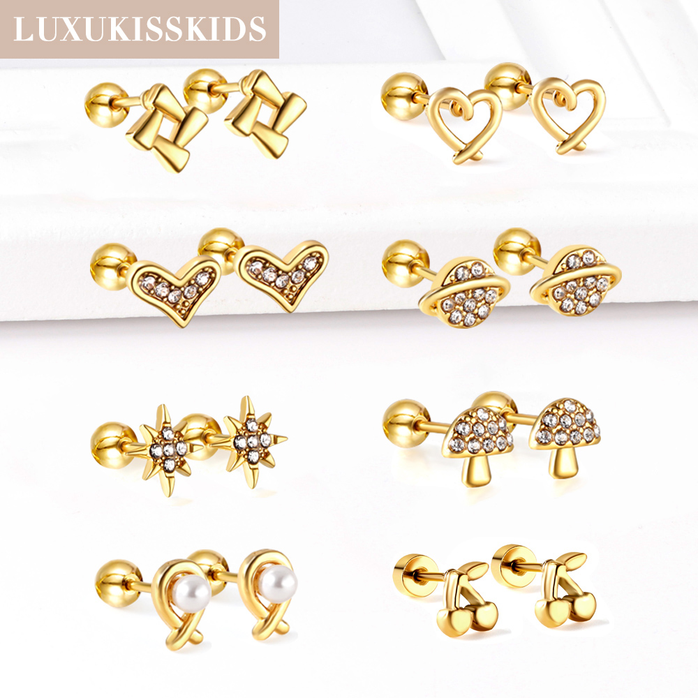 LUXUKISSKIDS, 1 пара, небольши – обзор и цена Body Jewelry Surgical Steel